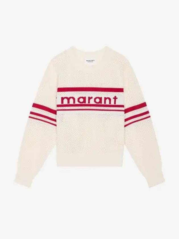 Isabel Marant 24 ARWEN PU0407FA B1L10E 23EC Logo Sweater - ISABEL MARANT - BALAAN 1