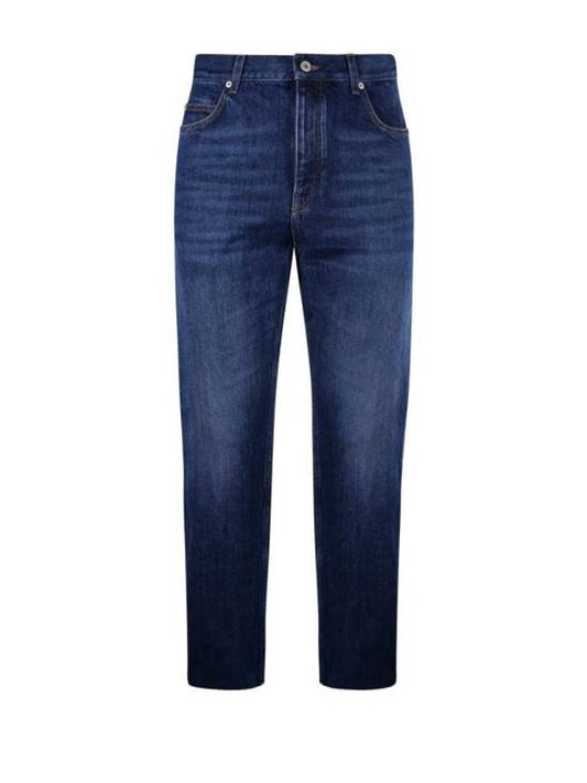 Denim Straight Pants H526Y11W09 8383 WASHED INDIGO - LOEWE - BALAAN 1