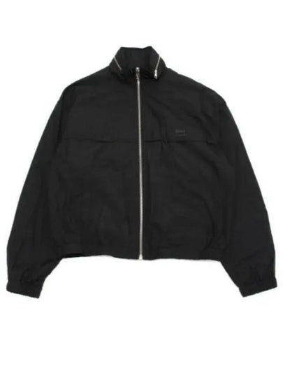 Alexandre Mattiussi Logo Print Windbreaker Black - AMI - BALAAN 2