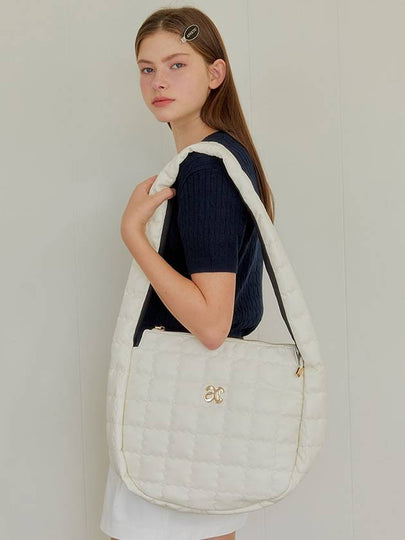 ANC QUILTING BIG BAG IVORY - ANOETIC - BALAAN 2