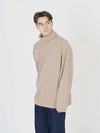 Wide Polar Neck Knit Beige - CHANCE'S NOI - BALAAN 2