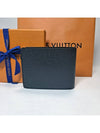 Multiple Taiga Leather Half Wallet Black - LOUIS VUITTON - BALAAN 3