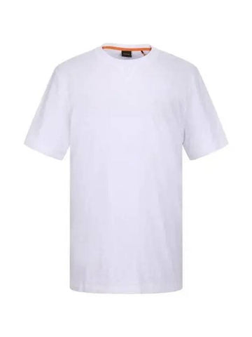 Round short sleeve t shirt regular fit 50511158 100 - BOSS - BALAAN 1