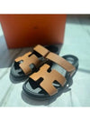 Chypre Calfskin Sandals Black - HERMES - BALAAN 5