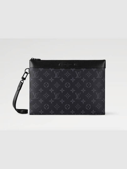 Monogram Eclipse Pochette Pouch Bag Black - LOUIS VUITTON - BALAAN 2