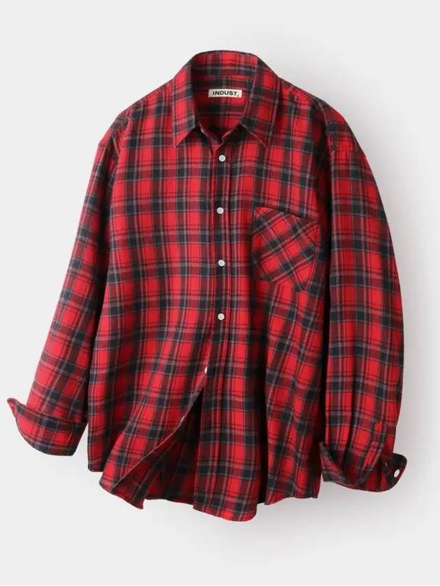 Brits Check Shirt Red - INDUST - BALAAN 7