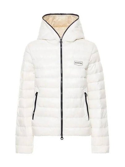 TRIZIA Hooded Padded Jacket White VDDJ00325K0001 WHS - DUVETICA - BALAAN 2