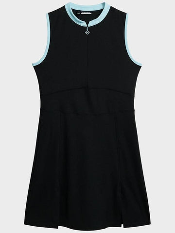 Women s Ebony Dress Golf One Piece Black GWSD09460 9999 - J.LINDEBERG - BALAAN 1