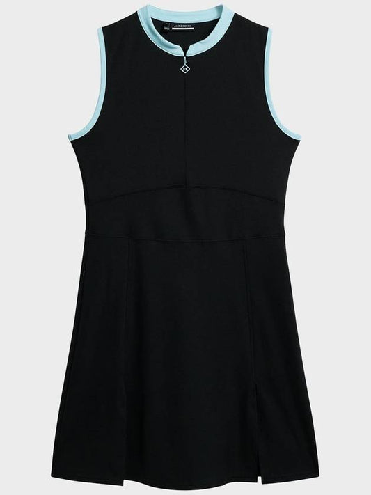 Women s Ebony Dress Golf One Piece Black GWSD09460 9999 - J.LINDEBERG - BALAAN 1