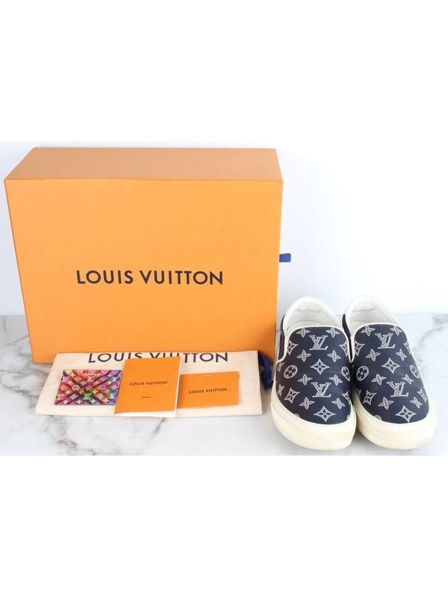 Monogram slip on navy 6 5 size 255 - LOUIS VUITTON - BALAAN 2