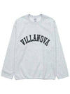 Unisex VILLANOVE long sleeve t shirt gray FG VILLANOVA HEATHER - WILD DONKEY - BALAAN 1