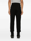 Stretch Fleece Mixed Cargo Track Pants Black - CP COMPANY - BALAAN 3