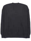 Ateley Logo Cotton Sweatshirt Dark Grey - ISABEL MARANT - BALAAN 3