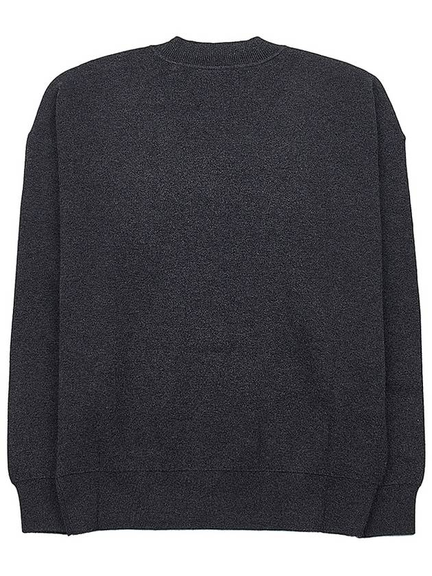 Ateley Logo Cotton Sweatshirt Dark Grey - ISABEL MARANT - BALAAN 3