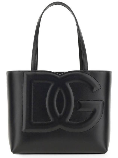 Logo Embossing Small Tote Bag Black - DOLCE&GABBANA - BALAAN 2