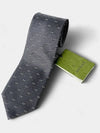 GG Dot Pattern Silk Tie Navy - GUCCI - BALAAN 6