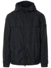 Garment Dyed Crinkle Reps R-Nylon Jacket Black - STONE ISLAND - BALAAN 2