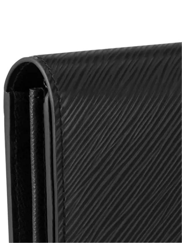 Epi Grain Twist Long Wallet Black - LOUIS VUITTON - BALAAN 4