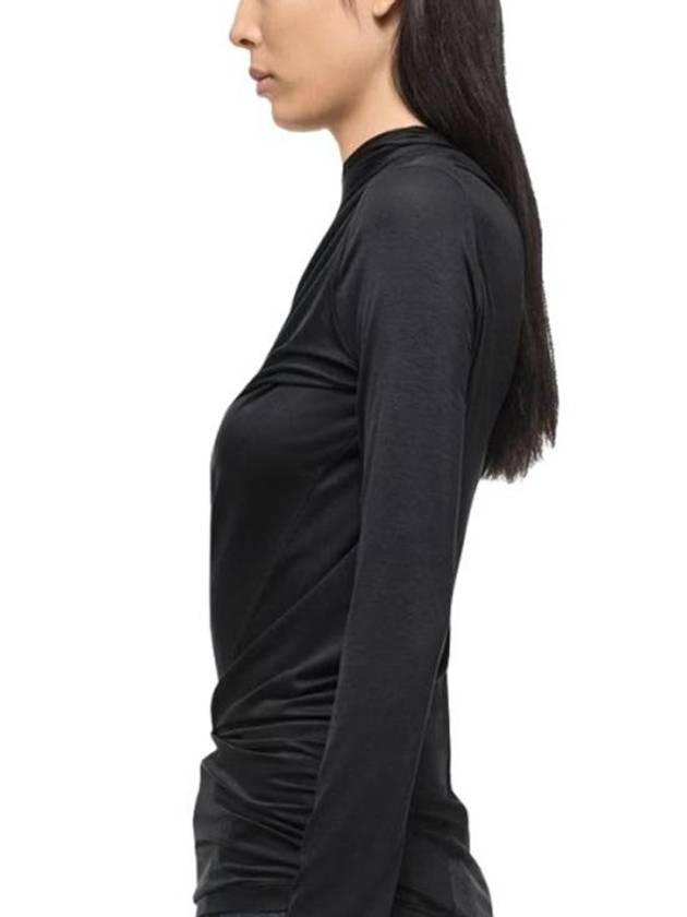 Wind Long Sleeve T-Shirt Black - HELMUT LANG - BALAAN 5