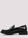 Women's Chunky Penny Slippers Smooth Leather Loafers Black - SAINT LAURENT - BALAAN 3