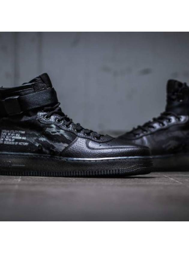 SF Air Force 1 Mid Black Cargo Khaki AA7345 001 SF Air Force 1 Mid Black Cargo Khaki - NIKE - BALAAN 5