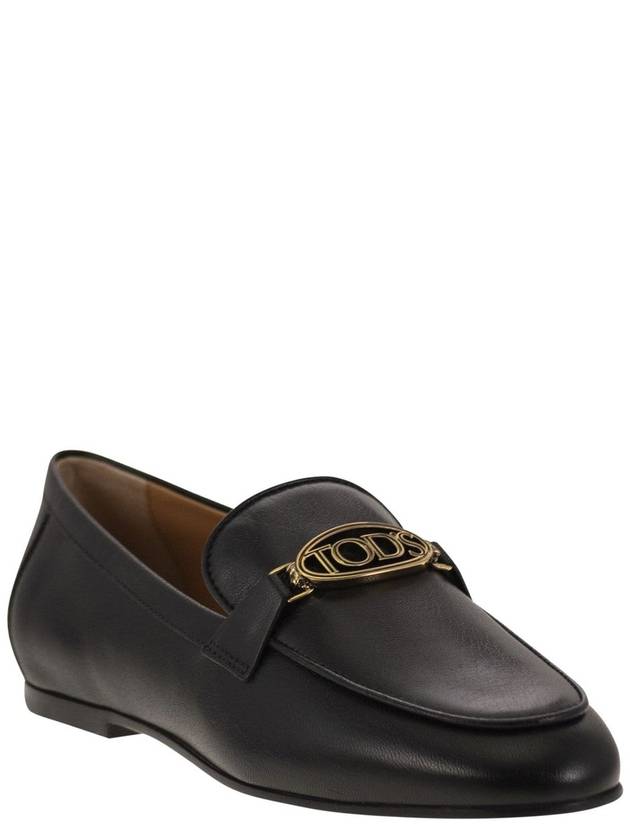 Leather loafer with accessory - TOD'S - BALAAN 2