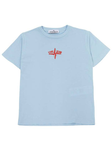 Kids short sleeve t shirt 801621070 V0040 8A - STONE ISLAND - BALAAN 1