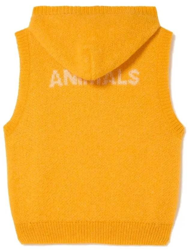 Kids Logo Patch Hooded Knit Vest F23075 099EX - THE ANIMALS OBSERVATORY - BALAAN 3