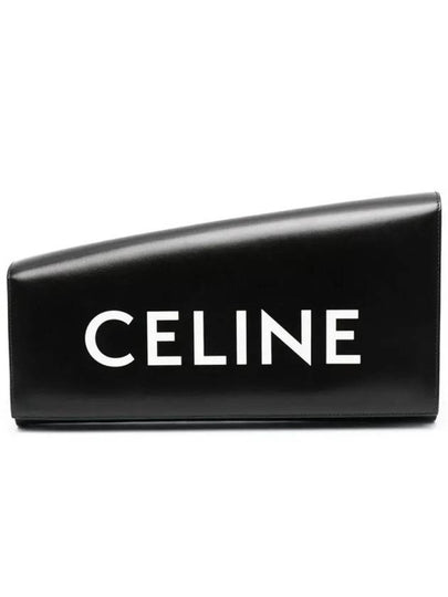 Calfskin Ashmetric Clutch Bag Black - CELINE - BALAAN 2