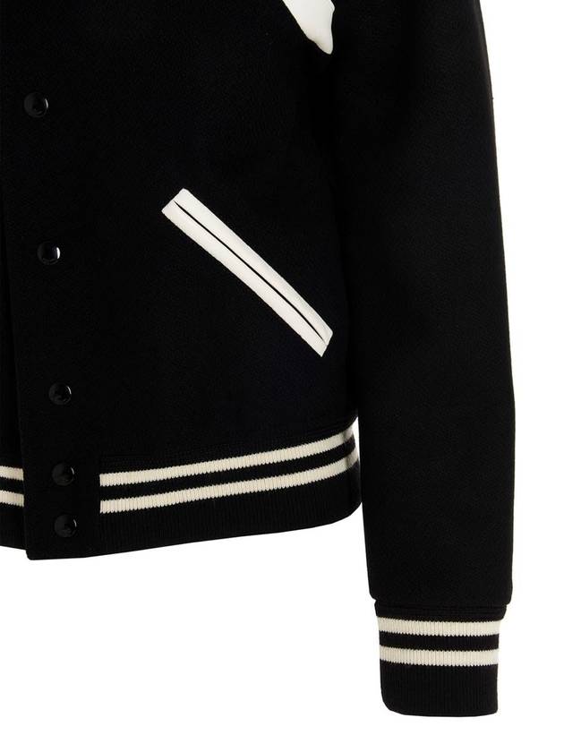 Teddy Jacket In Wool Black - SAINT LAURENT - BALAAN 6