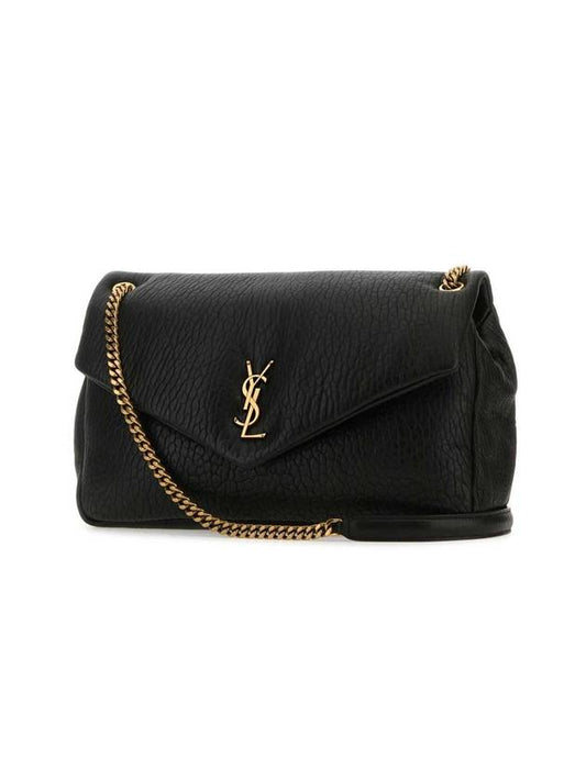 Calypso Chain Large Shoulder Bag Black - SAINT LAURENT - BALAAN 1