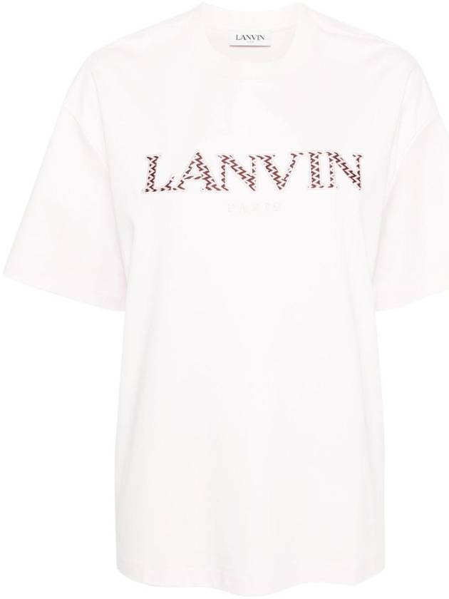 Long Sleeve T-Shirt RW TS0022 J207 P24 502 PINK - LANVIN - BALAAN 2