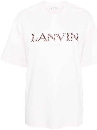 Long Sleeve T-Shirt RW TS0022 J207 P24 502 PINK - LANVIN - BALAAN 2