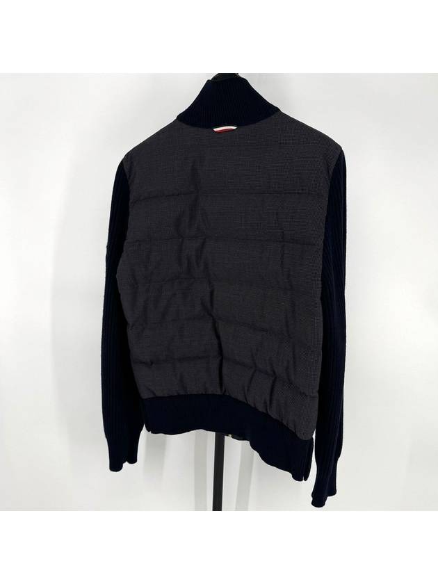 Gamma Blue Tricot Knit Padded Jacket - MONCLER - BALAAN 3