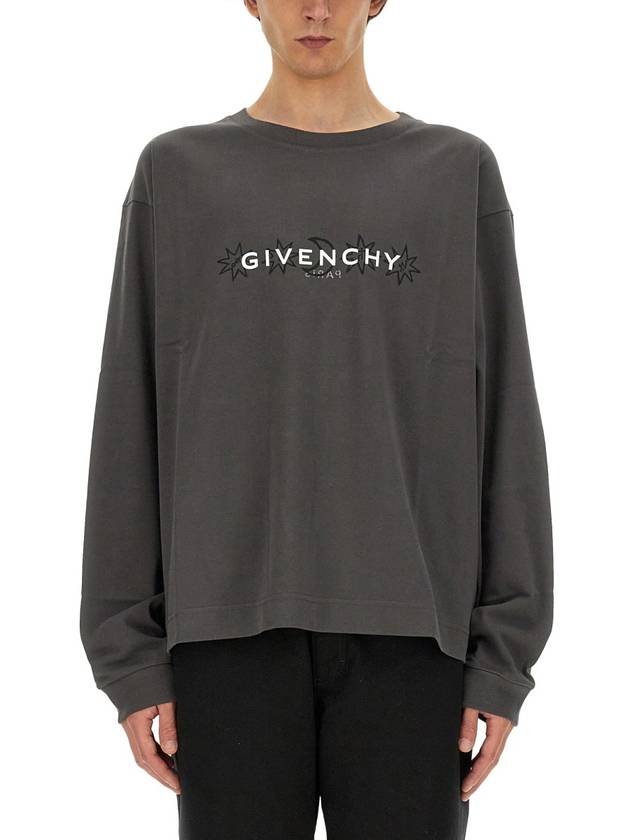 T-SHIRT WITH LOGO - GIVENCHY - BALAAN 1