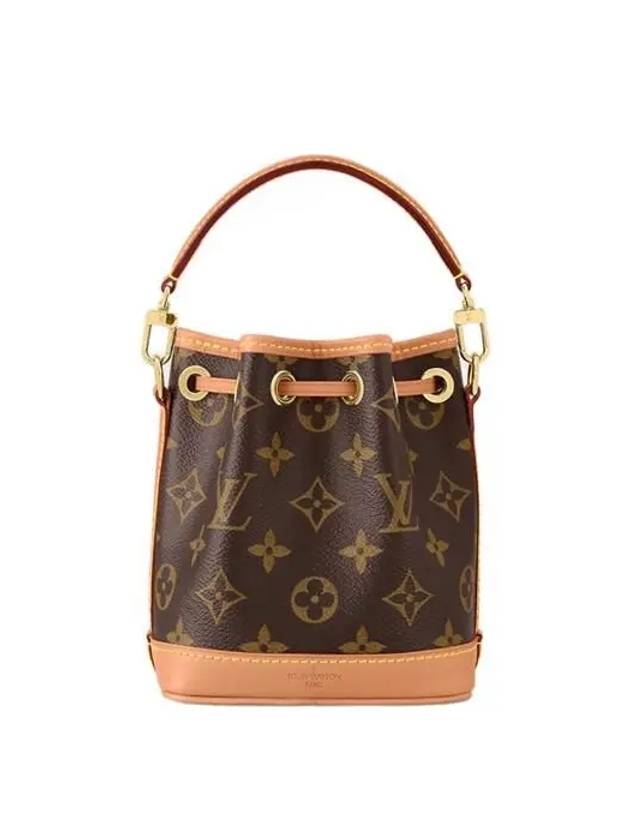 Louis Vuitton Nano Noe Monogram Bucket Bag Brown - LOUIS VUITTON - BALAAN 6