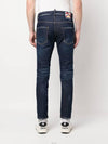 Men's Washed Skater Jeans Blue Navy - DSQUARED2 - BALAAN 5