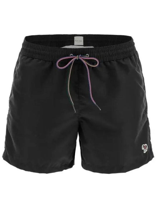 Men's Zebra Logo Swim Shorts Black - PAUL SMITH - BALAAN.