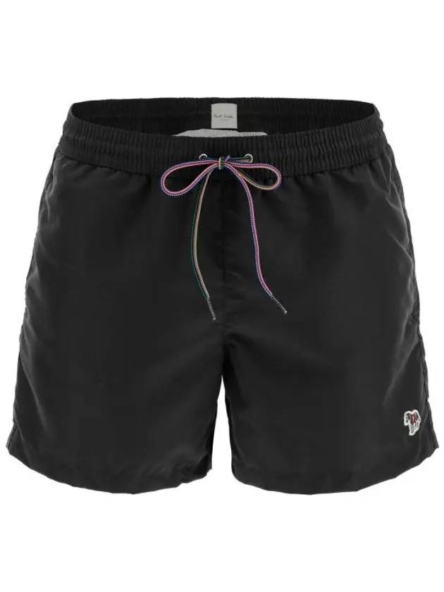 Men's Zebra Logo Swim Shorts Black - PAUL SMITH - BALAAN 1