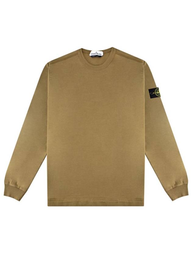 Wappen Patch Crewneck Sweatshirt Brown - STONE ISLAND - BALAAN 1