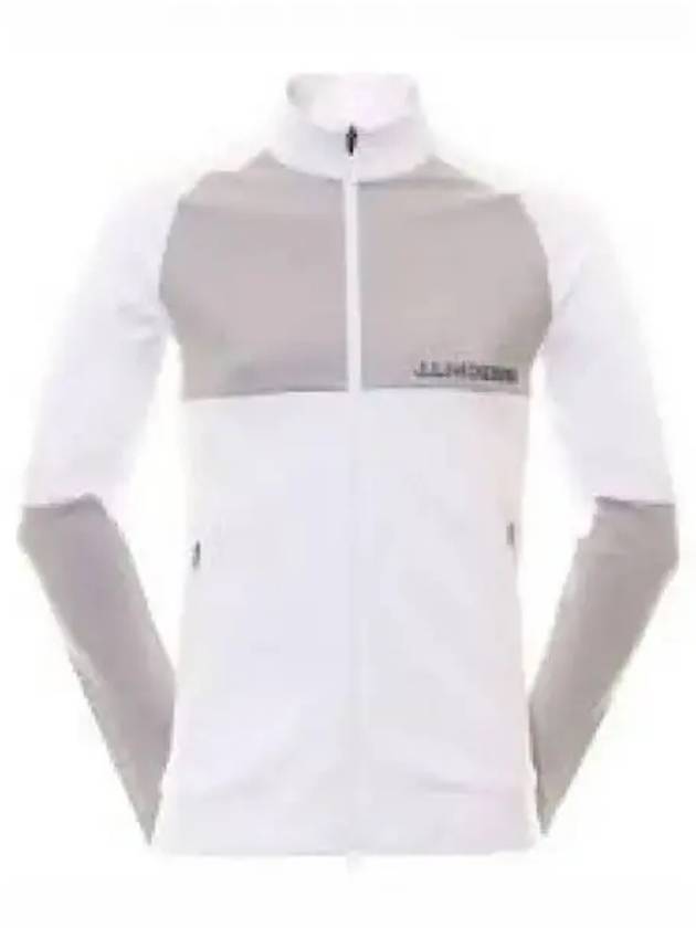 Lazarus Mid Layer Zip-Up Jacket Grey White - J.LINDEBERG - BALAAN 2