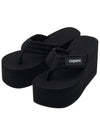 Women s Wedge Heel Sandals COPSH09440C BLACK - COPERNI - BALAAN 1