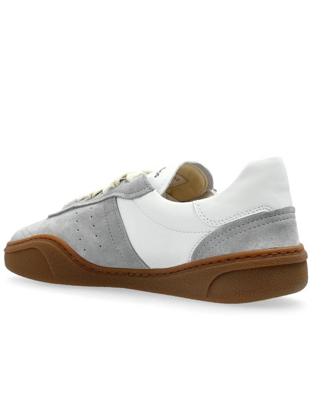 Panel Design Leather Low-Top Sneakers White - ACNE STUDIOS - BALAAN 6