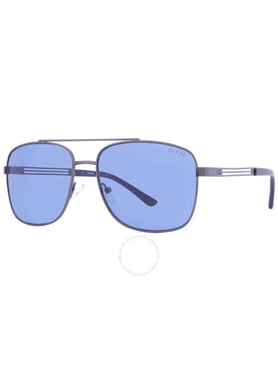 Guess Factory Blue Navigator Men's Sunglasses GF0206 08V 58 - GUESS - BALAAN 2