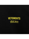 Chest Logo Hoodie Black - VETEMENTS - BALAAN 6