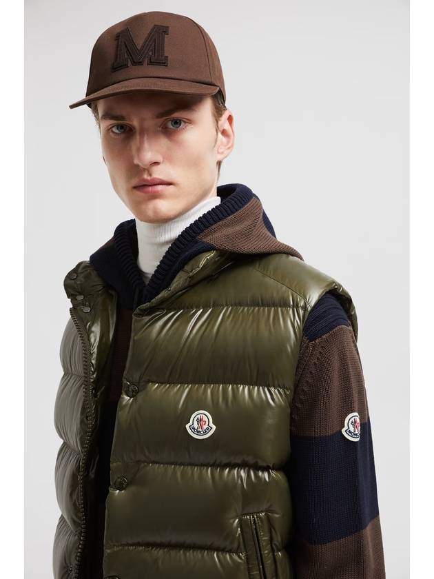 Tibb Down Vest Olive Green - MONCLER - BALAAN 3