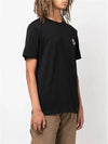 Fox Logo Patch Short Sleeve T-Shirt Black - MAISON KITSUNE - BALAAN 4