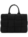 Acro Padded Large Tote Bag Black - BOTTEGA VENETA - BALAAN 1