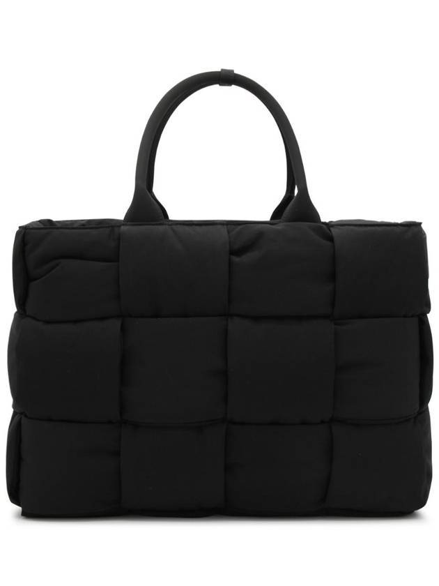 Acro Padded Large Tote Bag Black - BOTTEGA VENETA - BALAAN 1