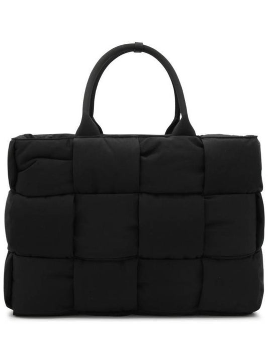 Acro Padded Large Tote Bag Black - BOTTEGA VENETA - BALAAN 1